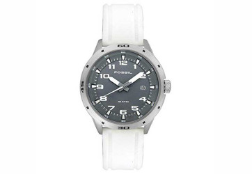 Correa de reloj Fossil AM4203 Silicona Blanco 22mm